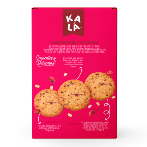 Galletas kalá zero arándanos 216g trasera